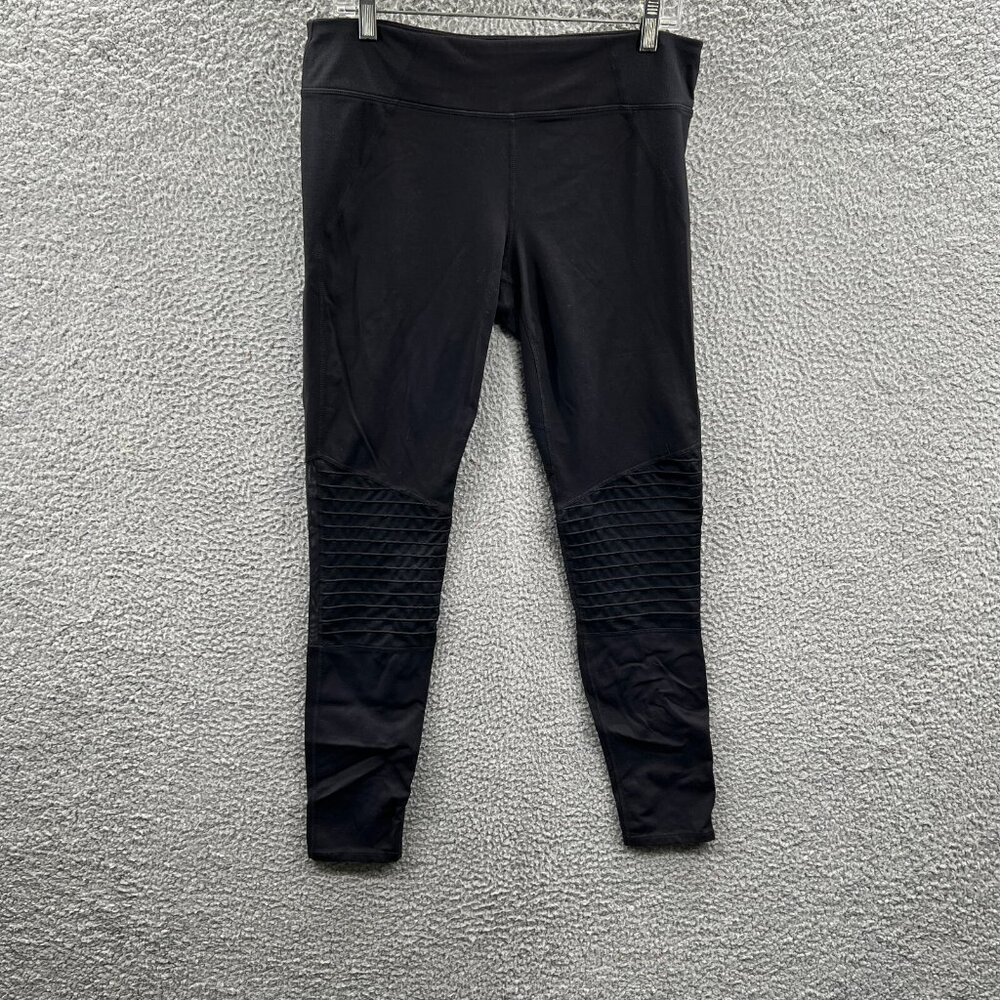Joy Lab Womens Leggings Extra Large Black Pull‎ On Elastic Waist Athletic Yoga